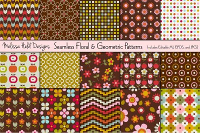 Seamless Florals and Geometrics