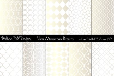 Silver Moroccan Patterns