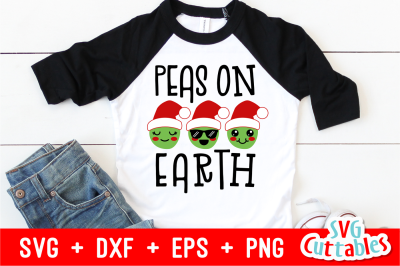 Peas on Earth | Christmas Cut File