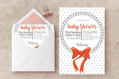 Baby Shower Flyer Template