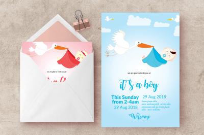 Baby Shower Flyer Template