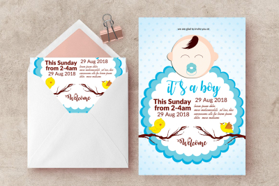 Baby Shower Flyer Template