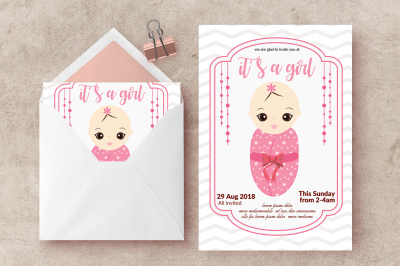 Baby Shower Flyer Template