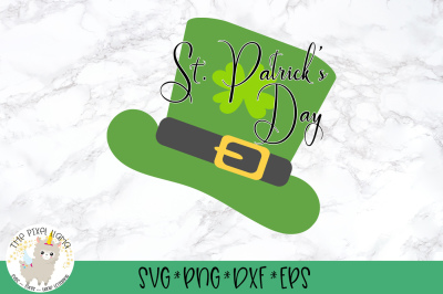 St Patricks Day Hat SVG Cut File