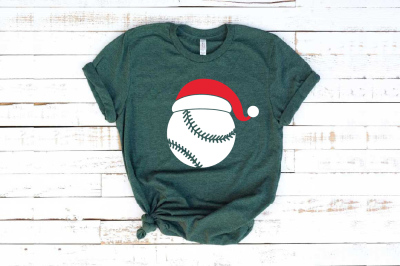 Santa Baseball Hat Christmas svg Elf tackle merry christmas 1139s