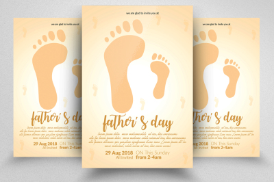 Fathers Day Flyer