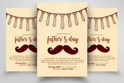 Fathers Day Flyer