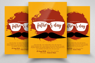 Fathers Day Flyer