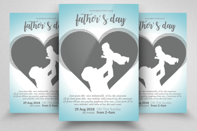 Fathers Day Flyer Template