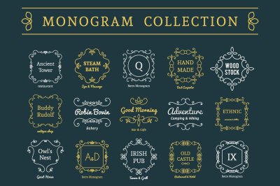 Vintage Monograms Collection