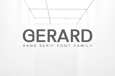 Gerard Sans Serif Font Family