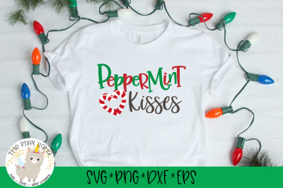 Peppermint Kisses SVG