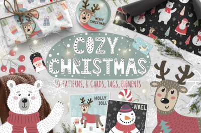 Cozy Christmas: patterns &amp; cards