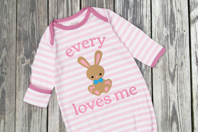 Easter Every Bunny Loves Me | SVG | PNG | DXF