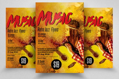 Live Music Flyer Template