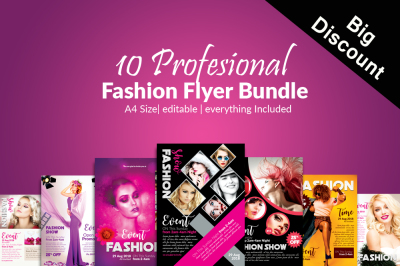 10 Fashion Flyers Bundle