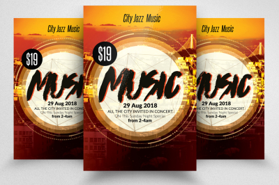 Music Night Flyer Template