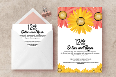 Wedding Invitation Card Template