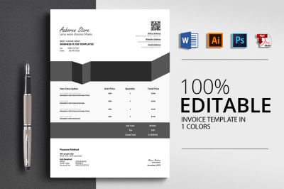 Business Invoice Word Template