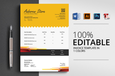 4 Format Invoice Template