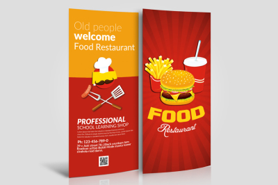 Fast Food Restaurant Rack Card