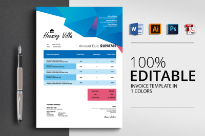 4 Format Invoice Template