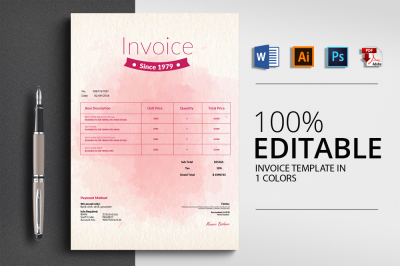 Business Invoice Word Template