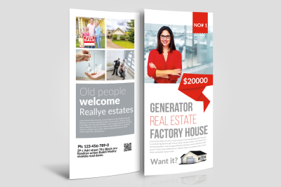 Real Estate Agency Rack Card Template