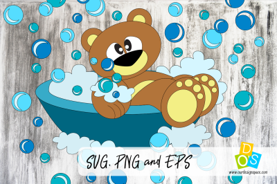 Bath Time SVG, EPS and PNG