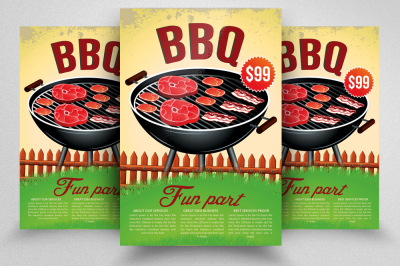 Weekend BBQ Flyer Template