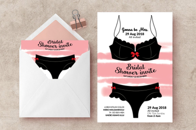 Bridal Shower Invitation Flyers