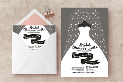 Bridal Shower Invitation Flyers