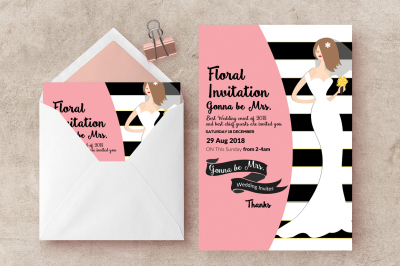 Bridal Shower Invitation Flyers