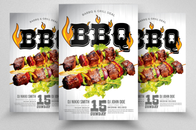 Weekend BBQ Flyer Template