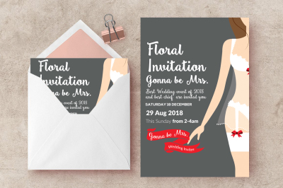 Bridal Shower Invitation Flyers