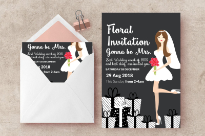 Bridal Shower Invitation Flyer