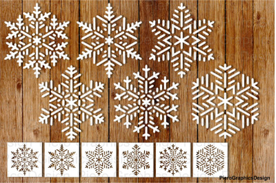 Snowflakes and Stencils SVG files