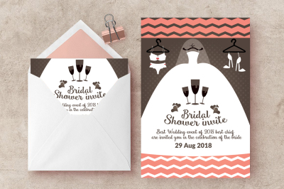 Bridal Shower Invitation Flyer Template