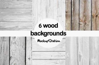 Gray Wood Background Texture Bundle 6 High Resolution Images