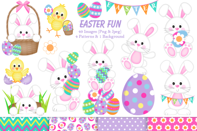 Easter clipart, Easter graphics and illustrations, Easter Bunny