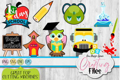 Back To School SVG, PNG, DXF and EPS files