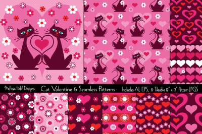 Cat Valentine &amp;amp; Seamless Patterns