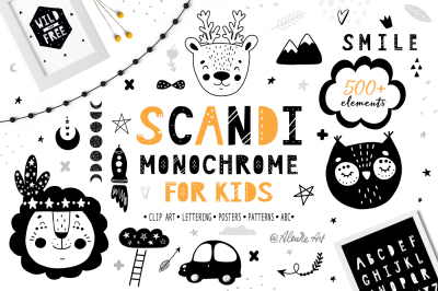 Scandi Monochrome for kids