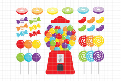 Candy Shop-Digital Clipart (LES.CL05A)