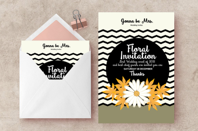 Floral Invites Template