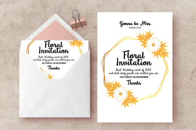 Floral Invites Template