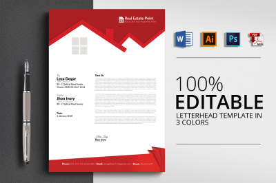 Real Estate Letterhead Template