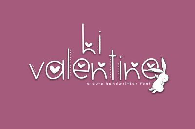 Hi Valentine - Valentine's Day Font