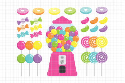 Candy Shop-Digital Clipart (LES.CL05B)