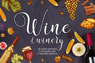 Wine&winery-clipart+bonus